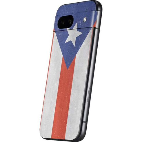Puerto Rico Flag Distressed Google Pixel 8a Skin